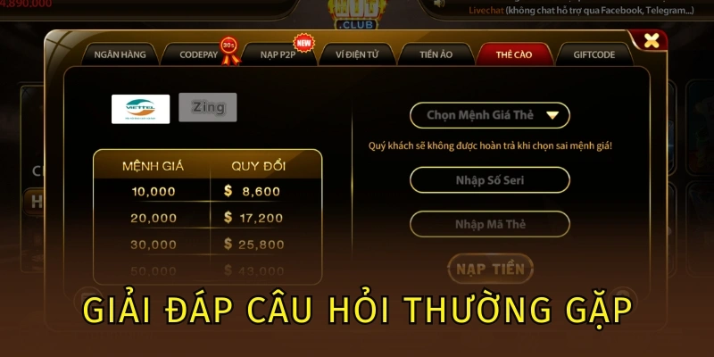 Giải đáp câu hỏi thường gặp